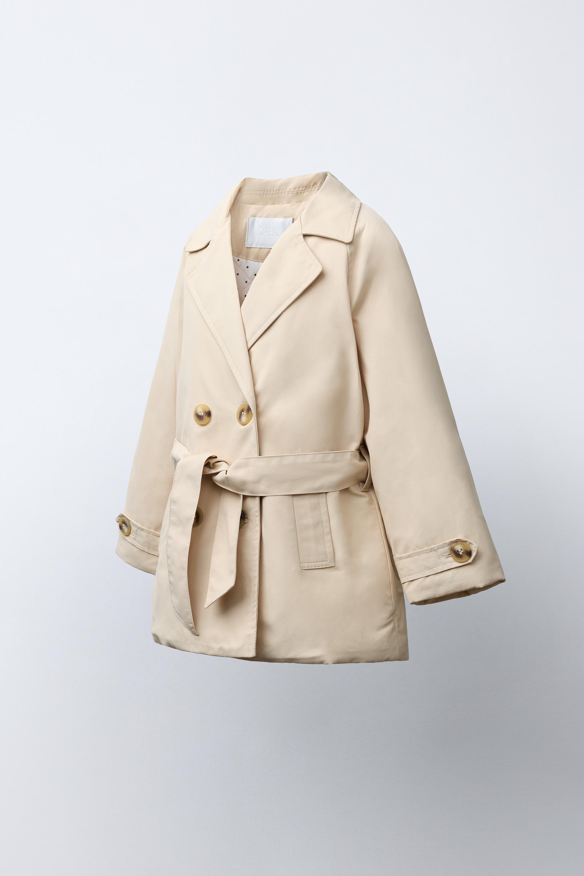 QUILTED BELTED TRENCH COAT